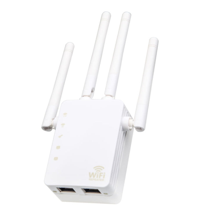 5G/2.4G 1200Mbps WiFi Range Extender WiFi Repeater With 2 Ethernet Ports EU Plug White - HoMEdemic™ 