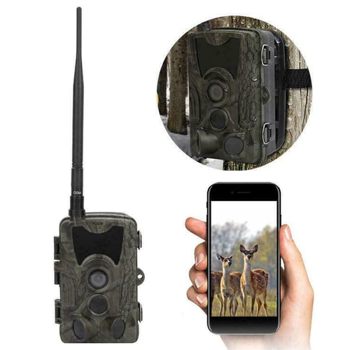 HC-801LTE-Li 4G Outdoor Tracking Hunting Camera 5000mAh Lithium Battery Version, With EU Plug Adapter - HoMEdemic™ 