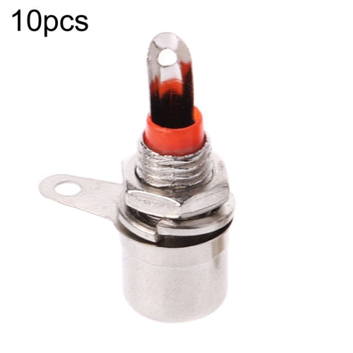 10pcs Small RCA Soldered Lotus Master AV Socket Audio Connector(Red) - HoMEdemic™ 