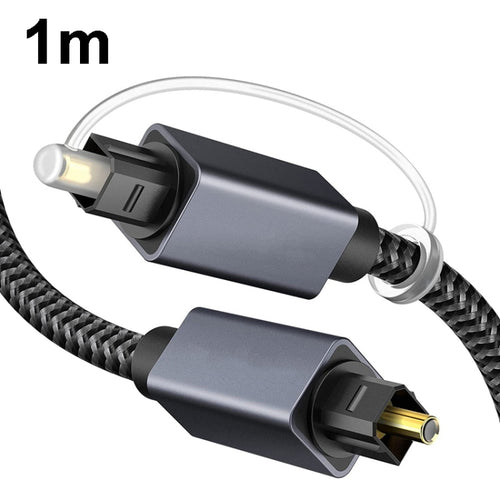 1m Digital Optical Audio Output/Input Cable Compatible With SPDIF5.1/7.1 OD5.0MM(Gray) - HoMEdemic™ 