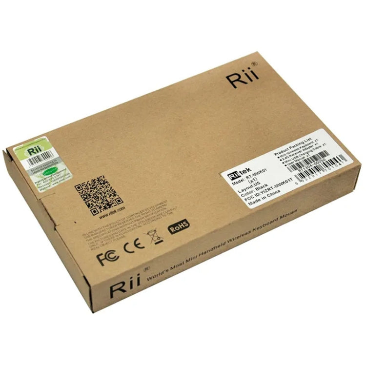 Rii X1 2.4G Mini Classic Wireless Keyboard Keypad And Mouse All-In-One Kit(Black) - HoMEdemic™ 
