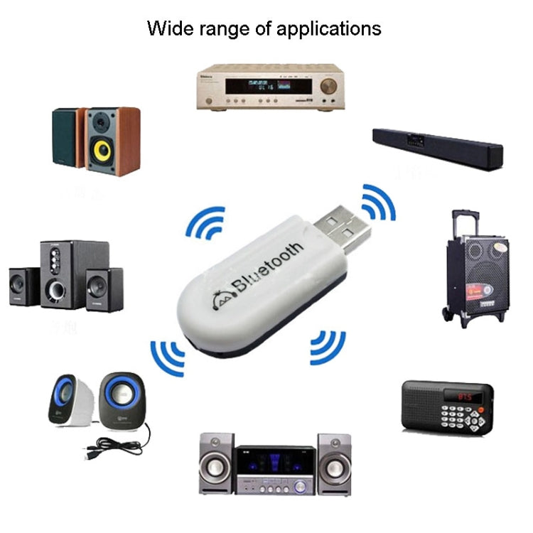 B10 Dual Output USB Wireless Bluetooth Audio Receiver AUX Bluetooth Adapter - HoMEdemic™ 