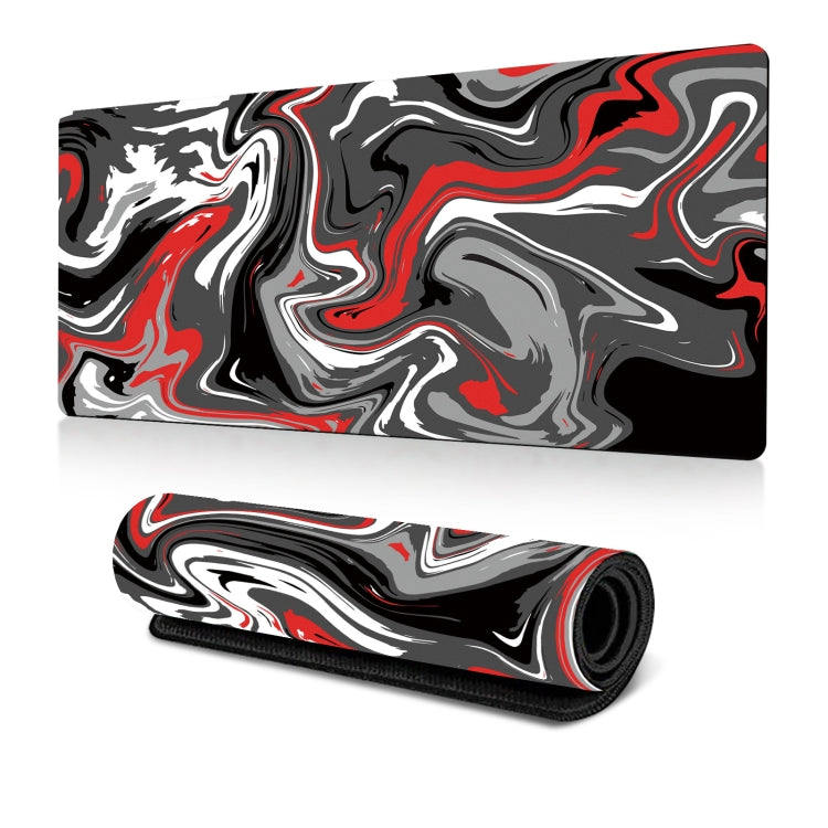 Large Abstract Mouse Pad Gamer Office Computer Desk Mat, Size: 300 x 600 x 2mm(Abstract Fluid 1) - HoMEdemic™ 