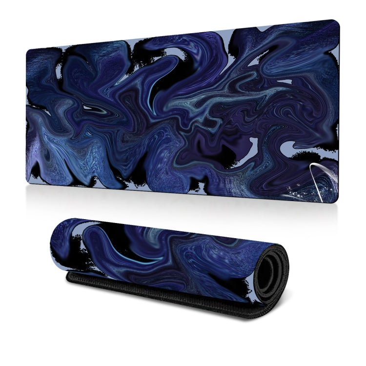 Large Abstract Mouse Pad Gamer Office Computer Desk Mat, Size: 300 x 600 x 2mm(Abstract Fluid 28) - HoMEdemic™ 