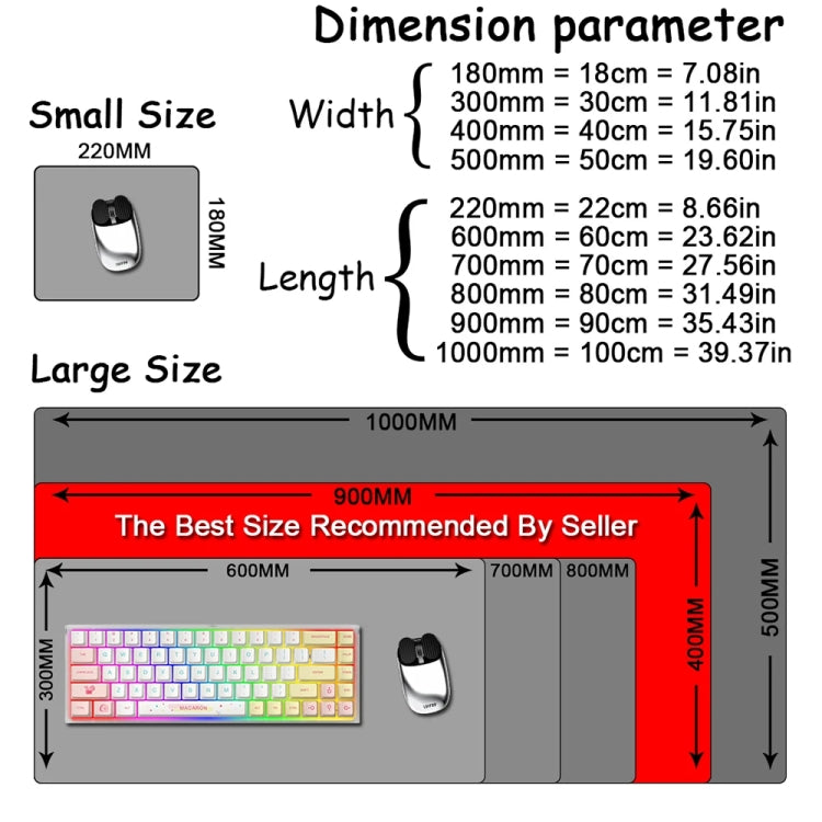 Large Abstract Mouse Pad Gamer Office Computer Desk Mat, Size: 300 x 600 x 2mm(Abstract Fluid 1) - HoMEdemic™ 