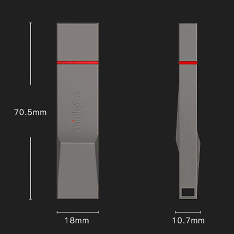 Lenovo Thinkplus TU180 Pro USB3.2 Metal Mobile Flash Drive, Capacity: 1000G - HoMEdemic™ 
