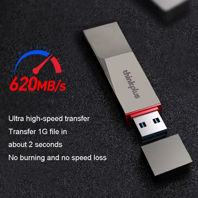 Lenovo Thinkplus TU180 Pro USB3.2 Metal Mobile Flash Drive, Capacity: 1000G - HoMEdemic™ 