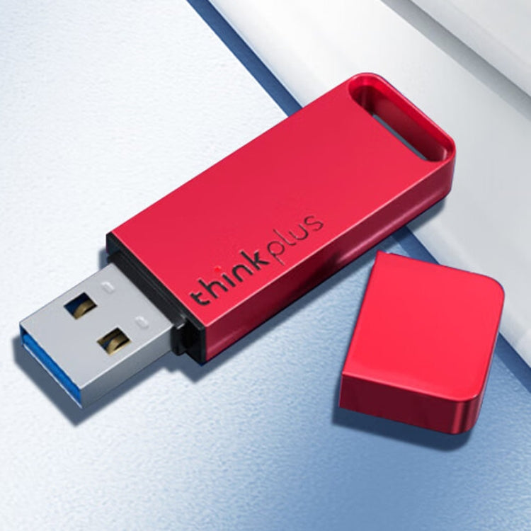 Lenovo Thinkplus TU100 USB3.1 High Speed Flash Drive Mini USB Memory Disk With Metal Plug And Cap, Capacity: 128G(Red) - HoMEdemic™ 
