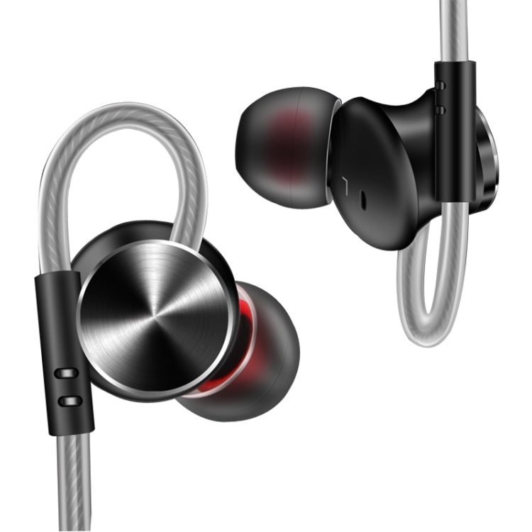 QKZ DM10 1.2m High-Quality In-Ear Metal Magnetic Sports Wired Earphones, Style: Grey - HoMEdemic™ 