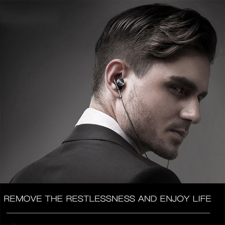 QKZ DM10 1.2m High-Quality In-Ear Metal Magnetic Sports Wired Earphones, Style: Grey - HoMEdemic™ 