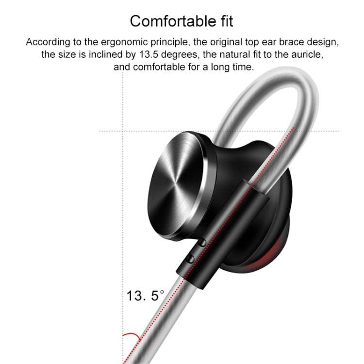 QKZ DM10 1.2m High-Quality In-Ear Metal Magnetic Sports Wired Earphones, Style: Grey - HoMEdemic™ 