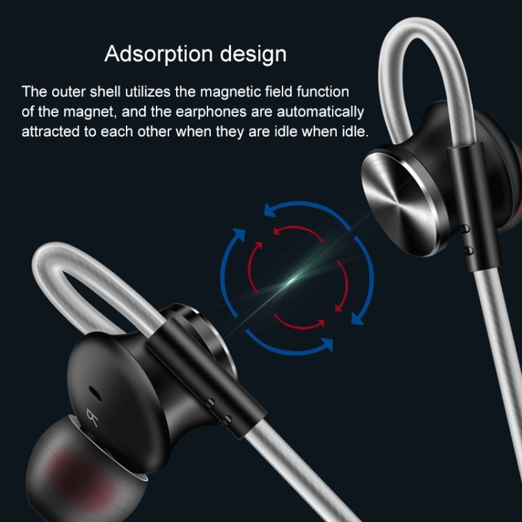 QKZ DM10 1.2m High-Quality In-Ear Metal Magnetic Sports Wired Earphones, Style: Grey - HoMEdemic™ 