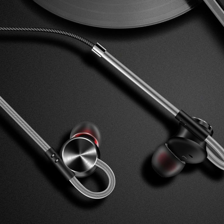 QKZ DM10 1.2m High-Quality In-Ear Metal Magnetic Sports Wired Earphones, Style: Grey - HoMEdemic™ 