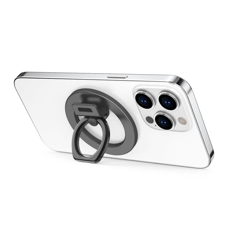 AhaStyle DD02 Magnetic MagSafe Zinc Alloy Cell Phone Expansion Stand For IPhone 12/13/14/15 Series(Black) - HoMEdemic™ 