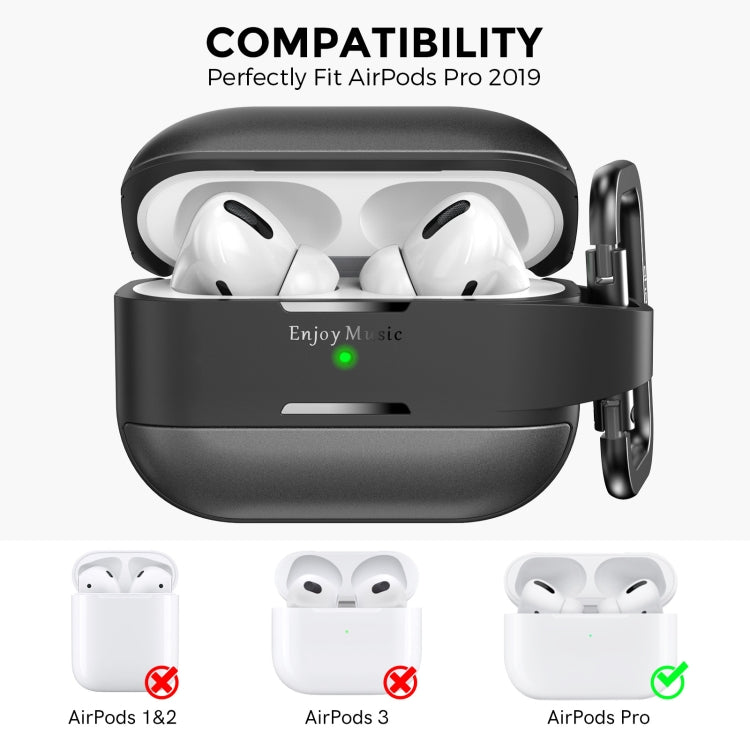 AhaStyle WG75-PRO For AirPods Pro Split TPU+Aluminum Alloy Combination Protective Cover(Blue) - HoMEdemic™ 