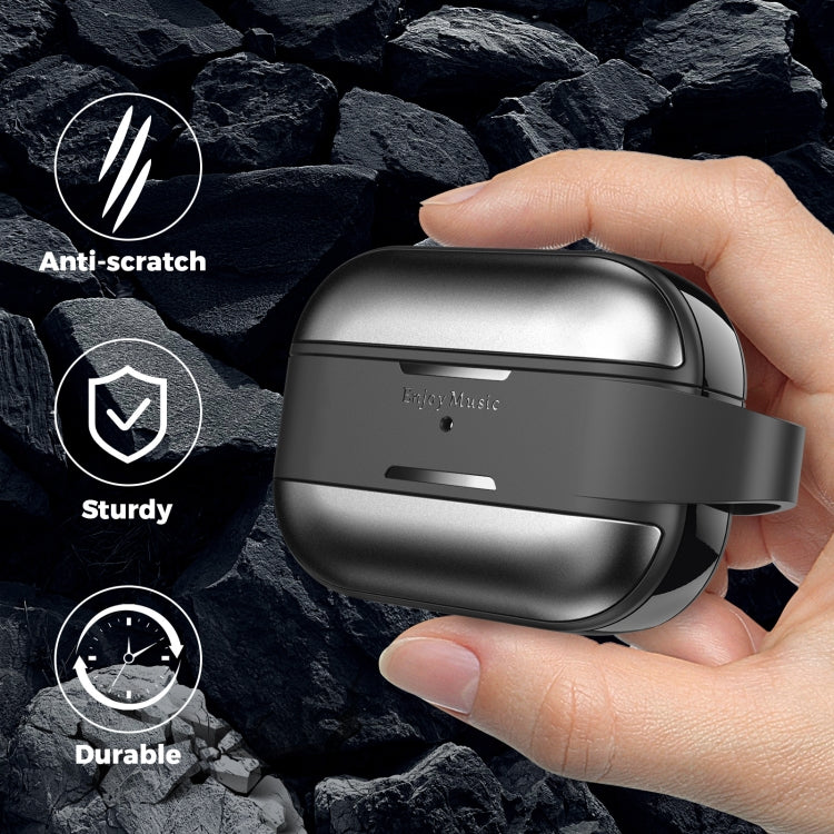 AhaStyle WG75-PRO For AirPods Pro Split TPU+Aluminum Alloy Combination Protective Cover(Gray) - HoMEdemic™ 