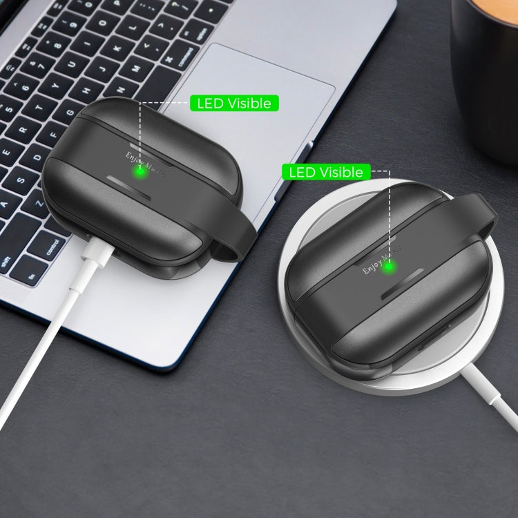 AhaStyle WG75-PRO For AirPods Pro Split TPU+Aluminum Alloy Combination Protective Cover(Blue) - HoMEdemic™ 