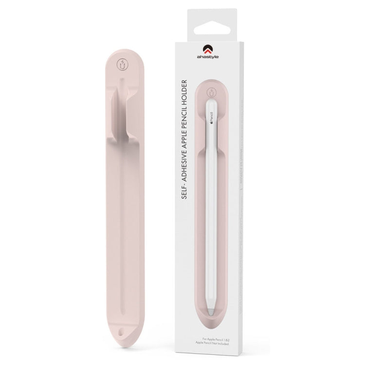 AhaStyle PT112 For Apple Pencil 1 / 2 Handwritten Pen Silicone Storage Groove Magnetic Silicone Pen Holder(Black) - HoMEdemic™ 