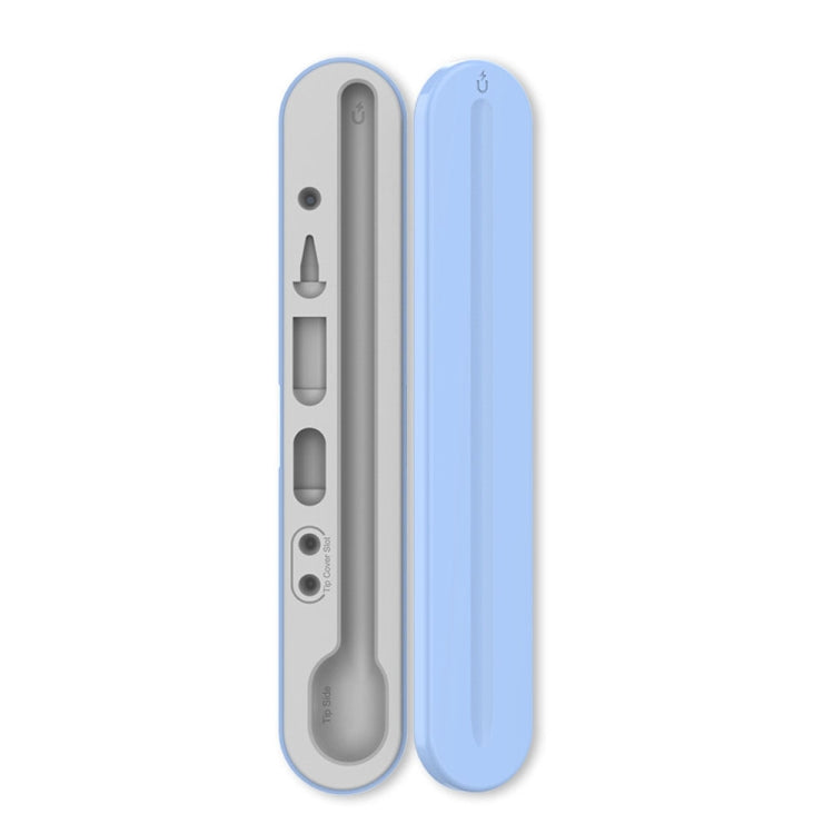 AahStyle PT121 For Apple Pencil 1 / 2 Magnetic Storage Convenient Pen Box(Blue) - HoMEdemic™ 