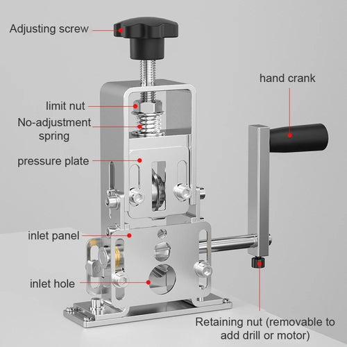 Household Hand-Cranked Small Stripping Machine Waste Wire And Cable Stripping Tool, Style: Peeling Machine - HoMEdemic™ 