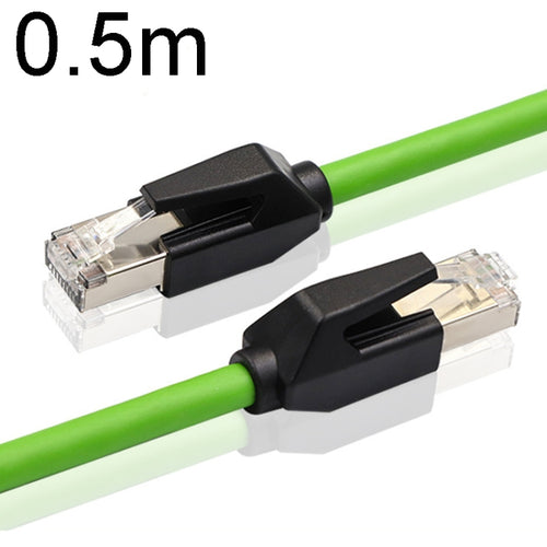 0.5m CAT6 Double Shielded Gigabit Industrial Cable Vibration-Resistant And Highly Flexible Drag Chain Cable - HoMEdemic™ 