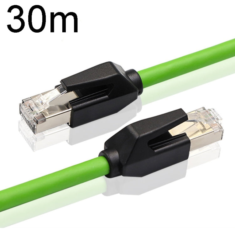 30m CAT6 Double Shielded Gigabit Industrial Cable Vibration-Resistant And Highly Flexible Drag Chain Cable - HoMEdemic™ 