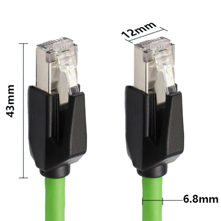 25m CAT6 Double Shielded Gigabit Industrial Cable Vibration-Resistant And Highly Flexible Drag Chain Cable - HoMEdemic™ 