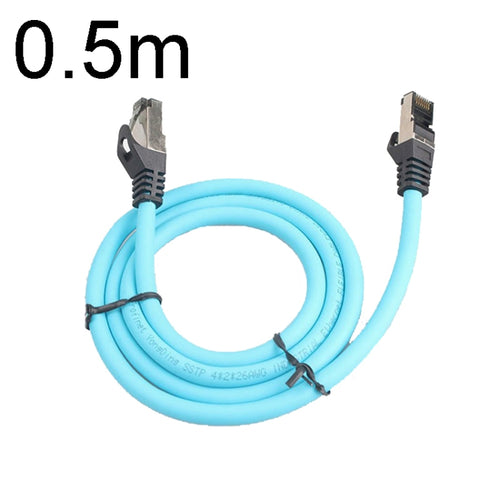 0.5m CAT5 Double Shielded Gigabit Industrial Ethernet Cable High Speed Broadband Cable - HoMEdemic™ 