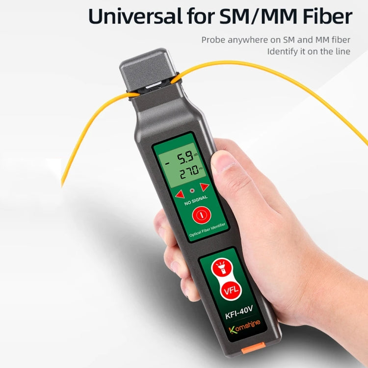 Komshine Fiber Optic Identifier Optical Cable Signal Direction Identifier With VFL Red Light 10mW(KFI-40V) - HoMEdemic™ 