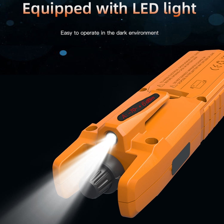 Komshine High Precision Optical Power Meter Mini Fiber Optic Light Attenuation Tester With LED, Specification: A-G/-70dBM to +6DBM - HoMEdemic™ 
