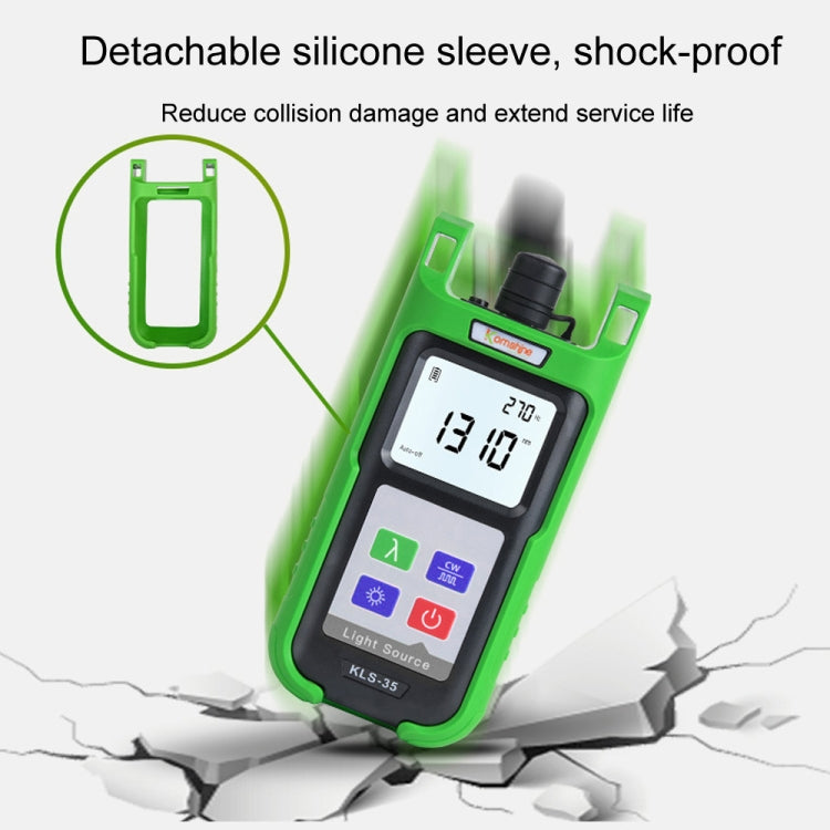 Komshine Handheld Laser Light Source Fiber Tester with LED Backlight, Model: KLS-35-PON - HoMEdemic™ 