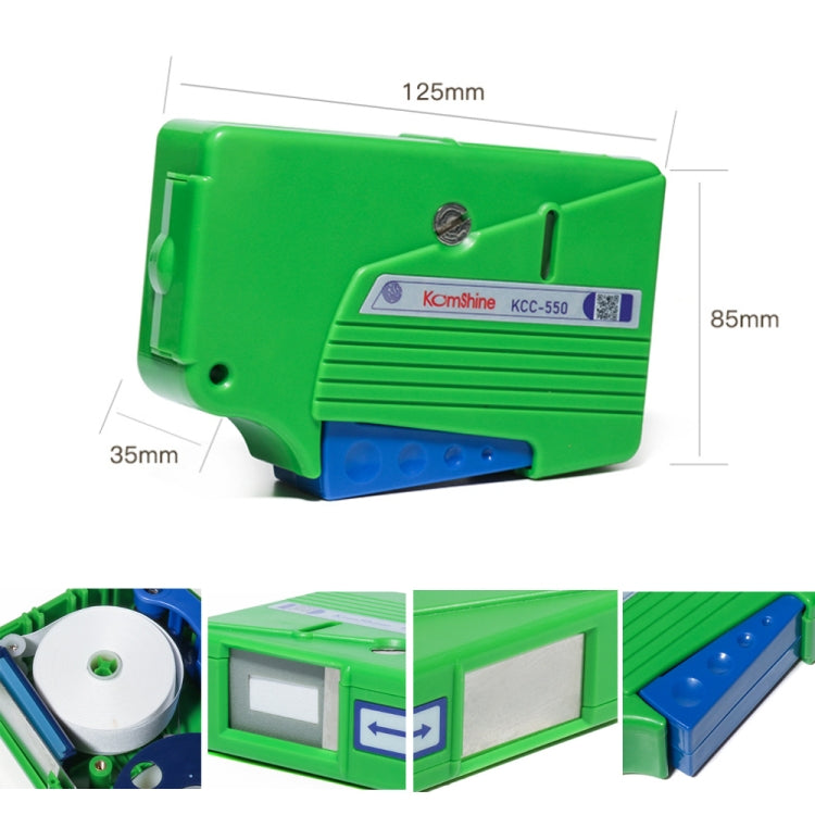 Komshine Handheld Cassette Fiber Cleaning Box Replacement, Model: CC-550-R - HoMEdemic™ 