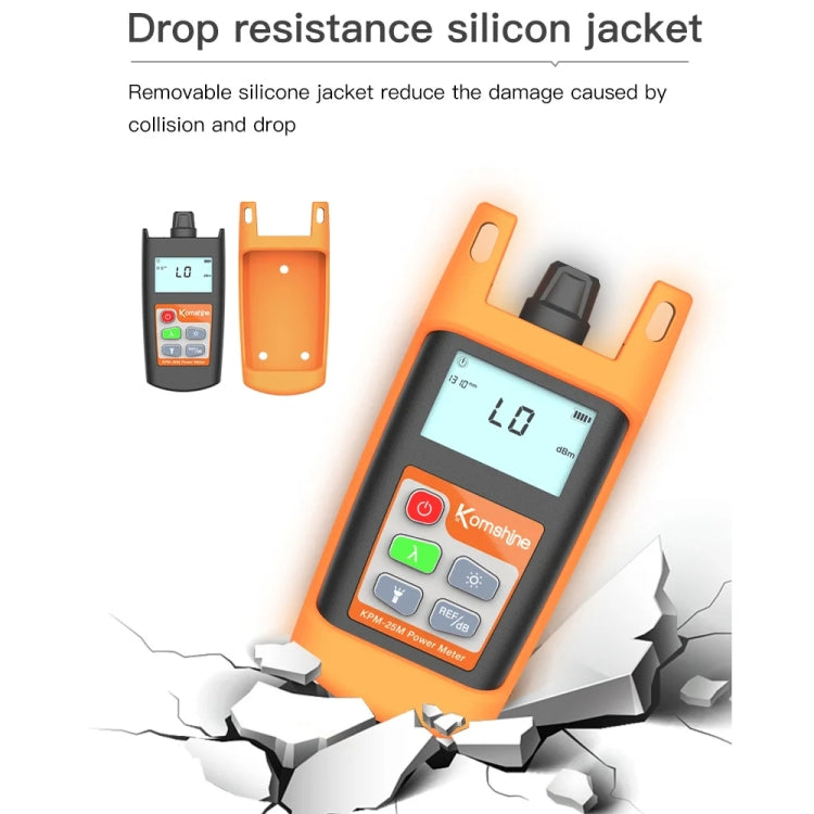 Komshine Mini Handheld Optical Power Meter Fiber Loss Measurement, Specification: KPM-25M-A/-70DBM to +6DBM - HoMEdemic™ 