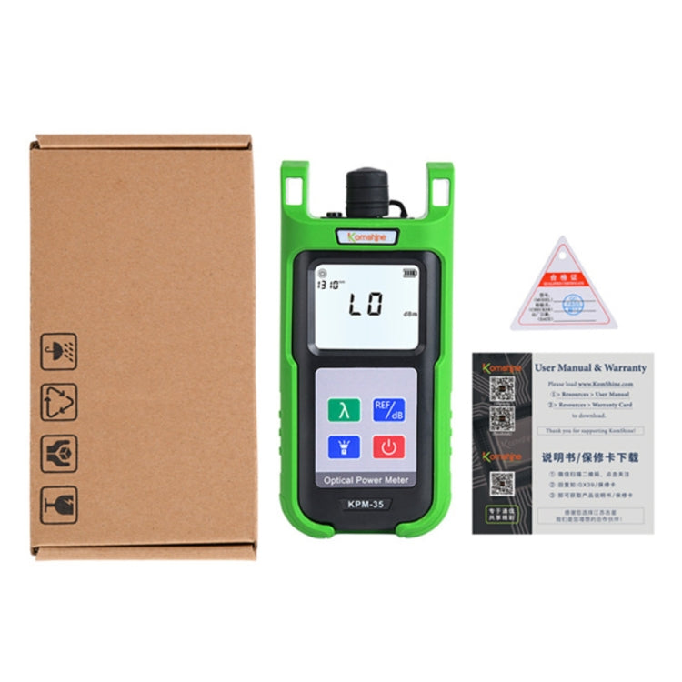 Komshine High-Precision Optical Power Meter Optical Cable Line Tester, Model: KPM-35-C/-50DBM to +26dBM - HoMEdemic™ 