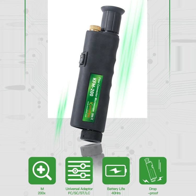 KomShine 200x Handheld Fiber Optic Magnifier Detector(KFM-200) - HoMEdemic™ 