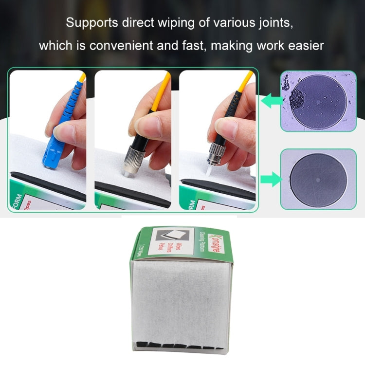 220sheets /box Komshine SC/FC/ST/LC/Bare Fiber Non-woven Optical Fiber Cleaning Paper - HoMEdemic™ 