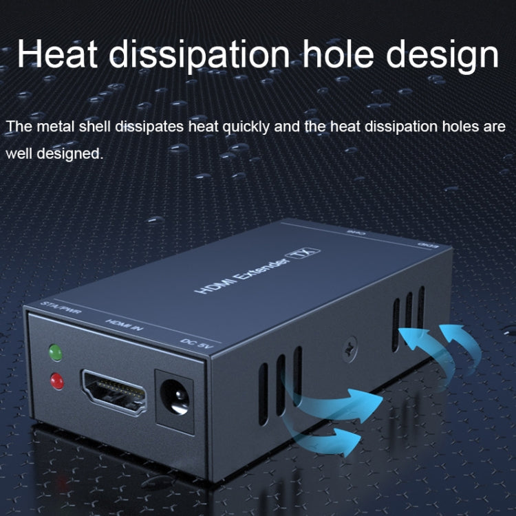 PWAY 165ft/50m HDMI To RJ45 Network Port 1080P Lossless Transmission Extender(Transmitter+Receiver) - HoMEdemic™ 