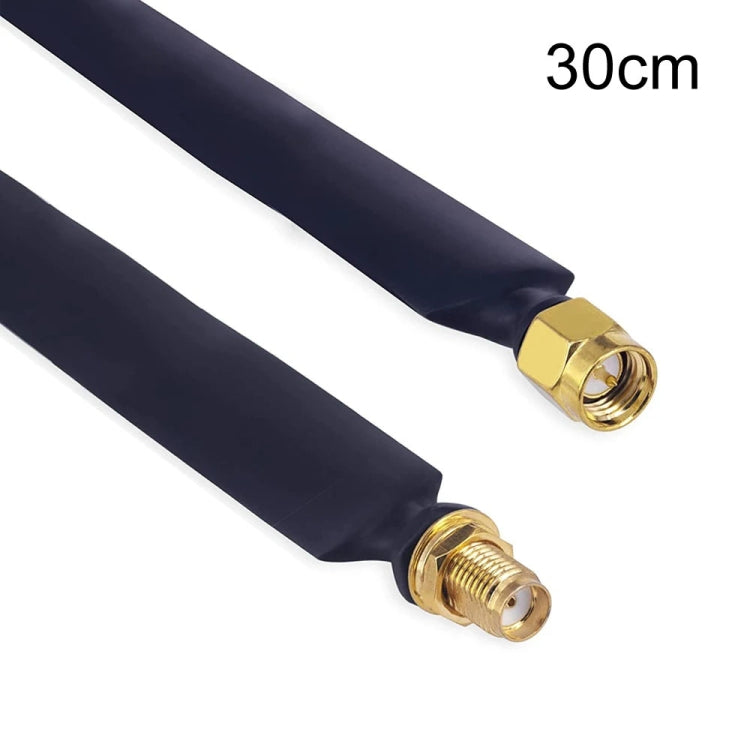 SMA Male To Female  Fiberglass Antenna Through Wall Adapter Cable Flat Window Cable(30cm) - HoMEdemic™ 