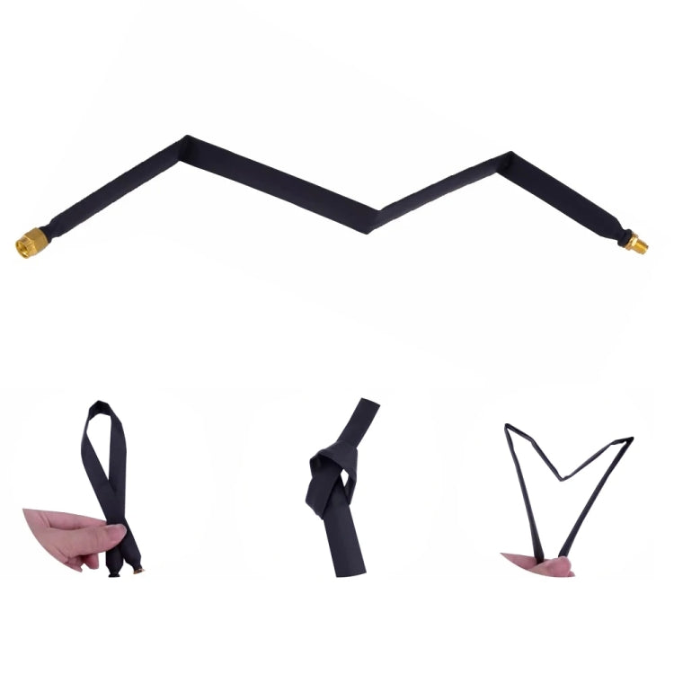 RP-SMA Male To Female  Fiberglass Antenna Through Wall Adapter Cable Flat Window Cable(30cm) - HoMEdemic™ 