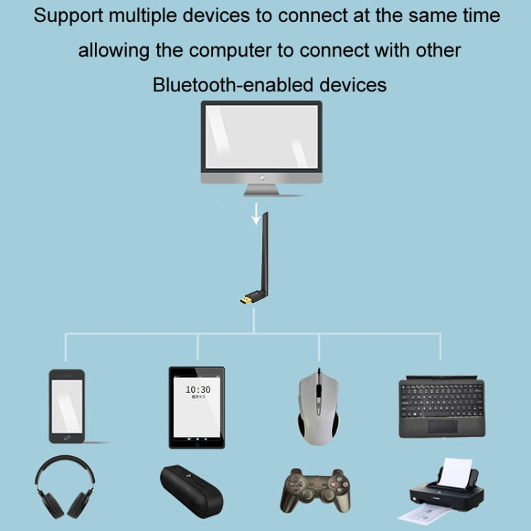 USB Bluetooth 5.1 Computer Adapter 100 Meters Receiving Transmitter - HoMEdemic™ 