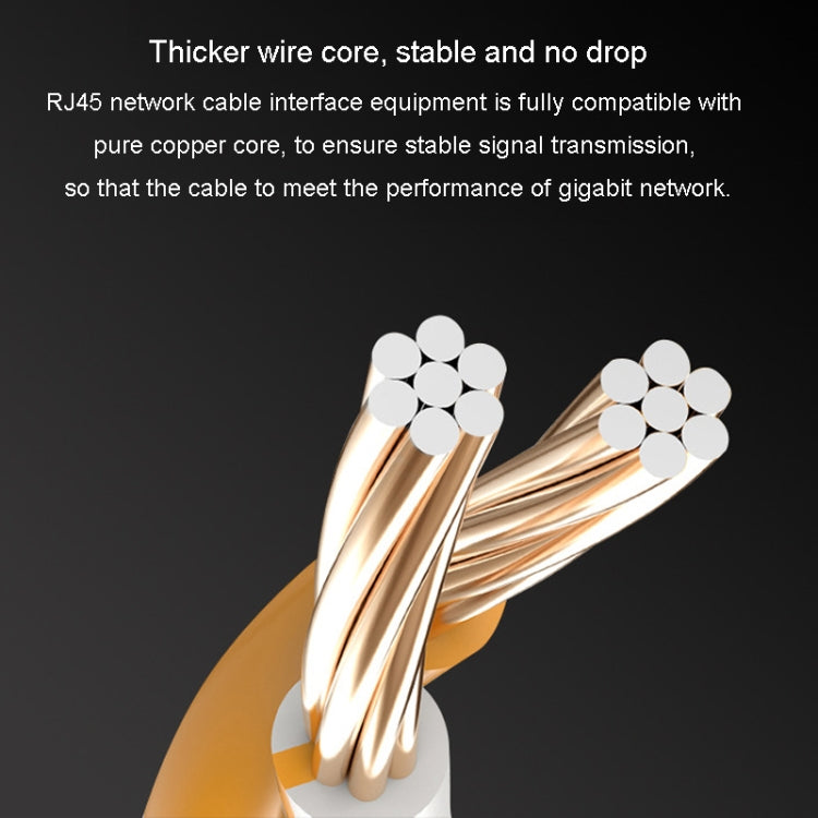 JINGHUA Category 6 Gigabit Double Shielded Router Computer Project All Copper Network Cable, Size: 3M(Blue) - HoMEdemic™ 
