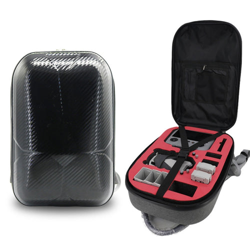 For DJI Mini 4 Pro Drone Storage Bag Carbon Fiber Backpack, Spec: Conventional Style - HoMEdemic™ 