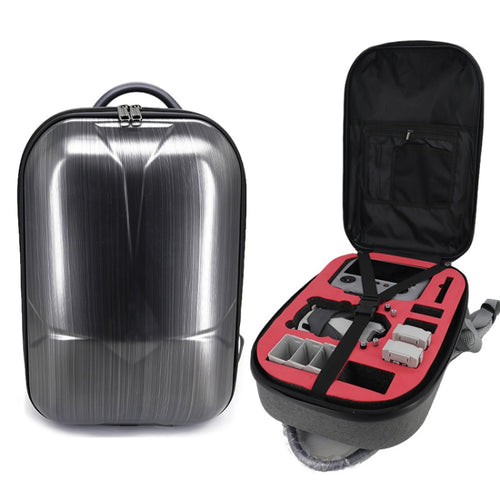 For DJI Mini 4 Pro Drone Storage Bag Carbon Fiber Backpack, Spec: Brushed Style - HoMEdemic™ 