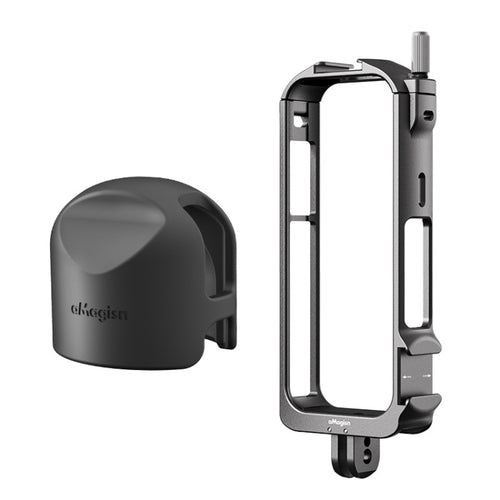 For Insta360 X3 AMagisn Metal Rabbit Cage Protective Frame Accessories, Spec: With Lens Cover - HoMEdemic™ 