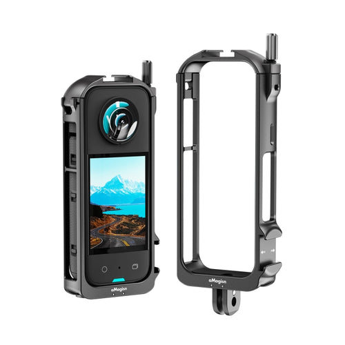 For Insta360 X3 AMagisn Metal Rabbit Cage Protective Frame Accessories, Spec: Only Cage - HoMEdemic™ 