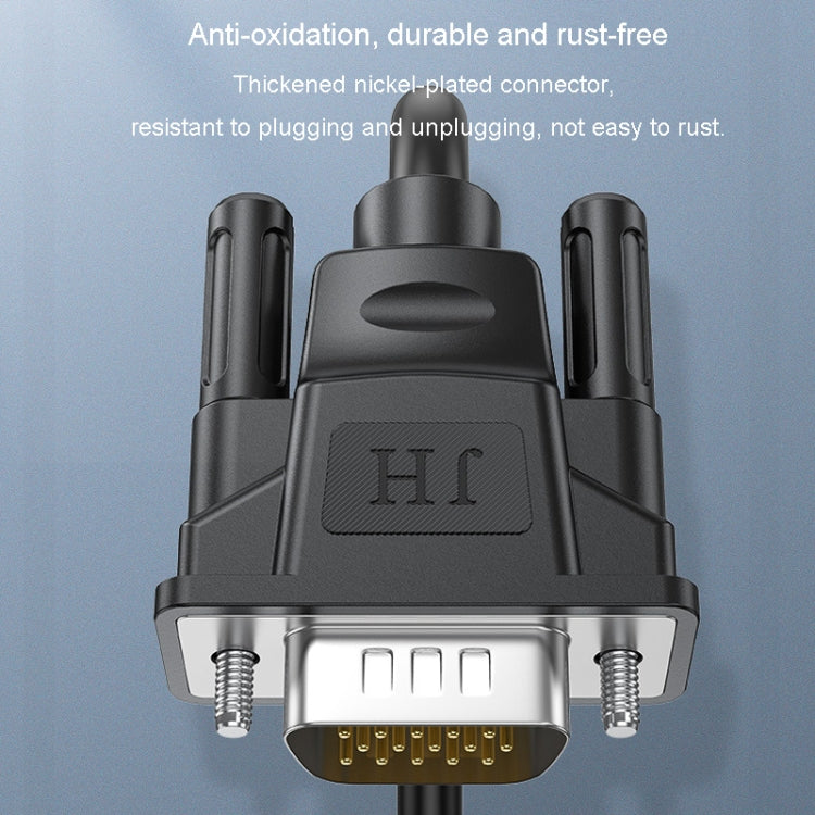 JINGHUA VGA3+6 Computer Monitor Screen Connection Cable VGA Display Connection Wire, Size: 1.5m(Black) - HoMEdemic™ 