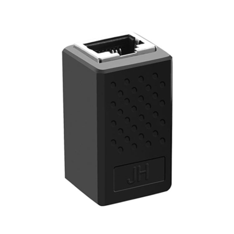 JINGHUA S61 Dual Pass-Through Header Network Cable Butt Connector Extender(Black) - HoMEdemic™ 