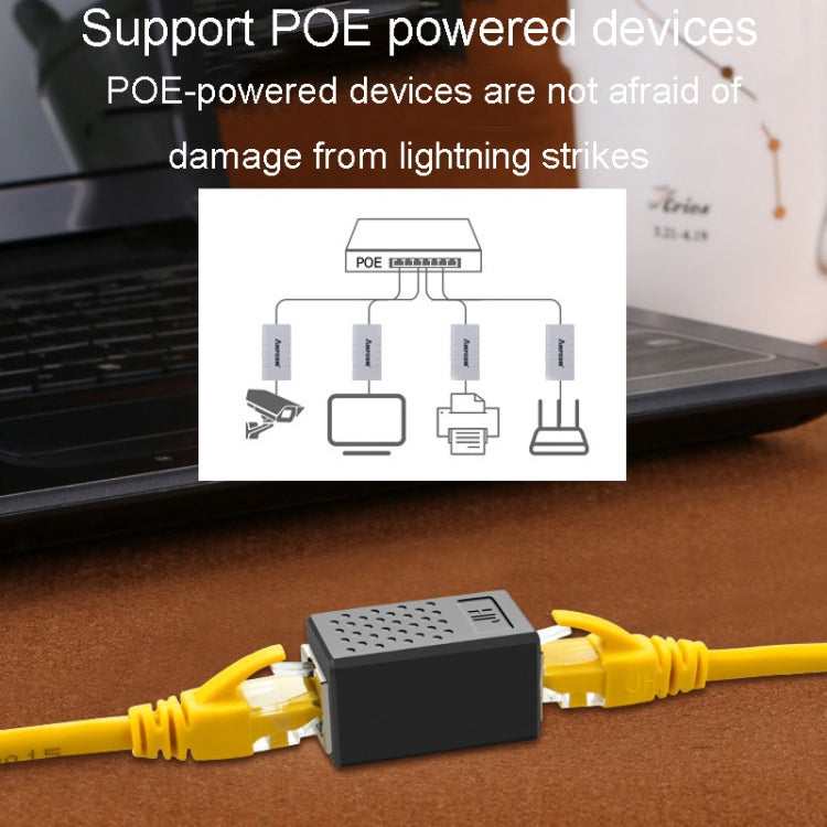 JINGHUA S61 Dual Pass-Through Header Network Cable Butt Connector Extender(Blue) - HoMEdemic™ 