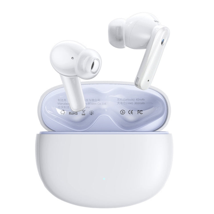 REMAX CozyPods W21N Dual Noise Reduction Bluetooth Earphone Music Call Wireless Earphone(Ivory White) - HoMEdemic™ 