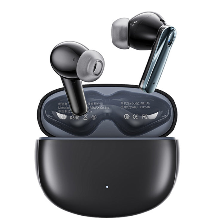 REMAX CozyPods W21N Dual Noise Reduction Bluetooth Earphone Music Call Wireless Earphone(Black) - HoMEdemic™ 
